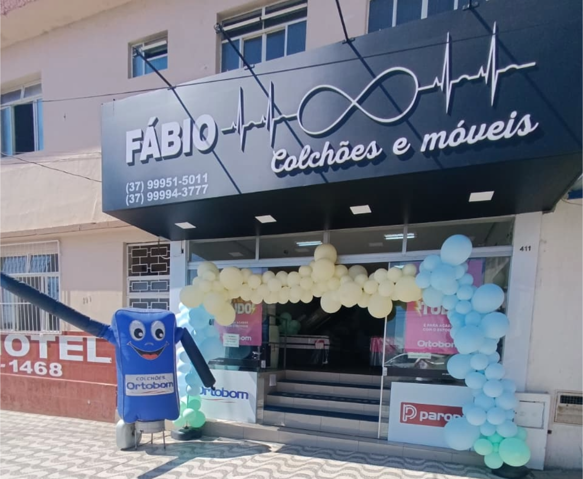Loja Fábio Colchões em Arcos MG